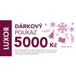 Luxor Elektronický dárkový poukaz 5000 Kč - Vánoční – Hledejceny.cz