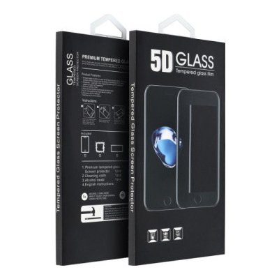 Colorful 5D Full Glue Tempered Glass - for Xiaomi Redmi 12 / Redmi 13 black 598192 – Zboží Živě