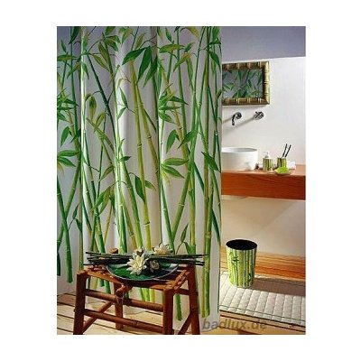 SPIRELLA Sprchový závěs BAMBUS green TXT 180 x 200 cm – Hledejceny.cz