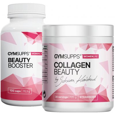 Gymsupps Collagen Beauty by @sabina.karaskovaa 120 g + Beauty Booster 100 kapslí – Hledejceny.cz
