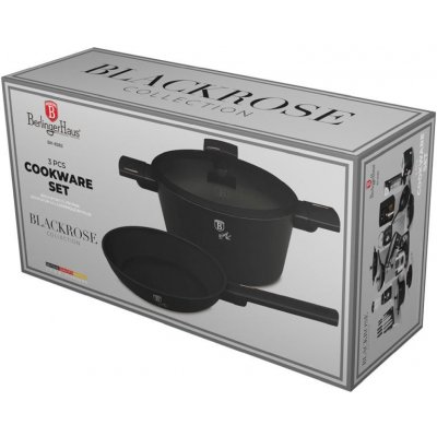 BERLINGERHAUS Sada nádobí s titanovým povrchem 3 ks Monaco Collection BH-8282 – Zboží Mobilmania