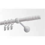 GARNÝŽE-HEBR Garnýž Techno bílá jednoduchá 300 cm – Hledejceny.cz