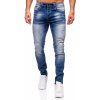 Pánské džíny Bolf Tmavě pánské džíny slim fit MP0134BS modré