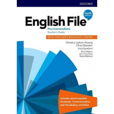 English File Fourth Edition Pre-Intermediate Teacher´s Book with Teacher´s Resource Center – Zbozi.Blesk.cz