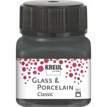 Kreul Barva na sklo a porcelán classic 20 ml ŠEDÁ