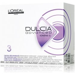 L'Oréal Dulcia Advanced trvalá ondulace pro velmi suché a citlivé vlasy 3 Perm Lotion 12 x 75 ml