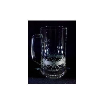 Lužické sklo sklenice pivní skleničky na pivo broušené Kanta DV-209 700 ml