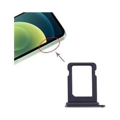 Šuplík SIM iPhone 12 black – Zboží Živě
