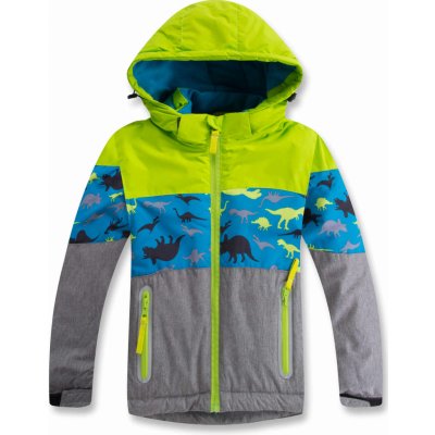 KUGO Chlapecká zimní bunda PB3977 šedo signální Signální – Zboží Dáma