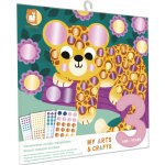 Janod My arts&crafts Mini Třpytivé kulaté nálepky Tygr a kamarádi – Hledejceny.cz