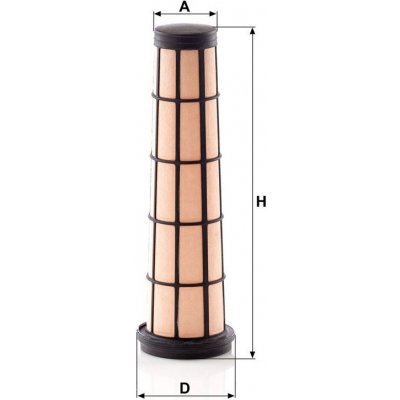 MANN-FILTER Vzduchový filtr MANN MF CF10002 – Hledejceny.cz
