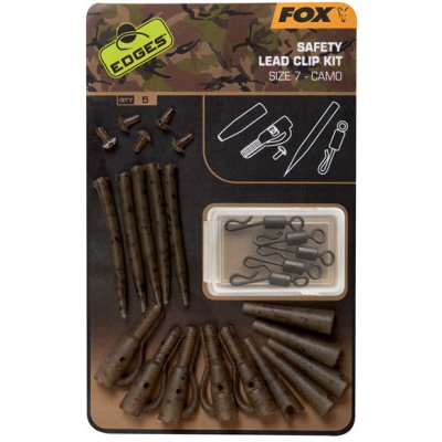 Fox Sada Edges Camo Lead Clip Kit vel.7 5ks – Zboží Mobilmania