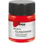 Akrylová barva lesklá KREUL 50 ml červená – Zboží Mobilmania