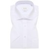 Pánská Košile Eterna Modern Fit košile "Uni Popeline" s krátkým rukávem bílá
