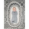 Zavinovačka Sleepee Zavinovačka First Step Swaddle s čepičkou světle a tmavě šedá