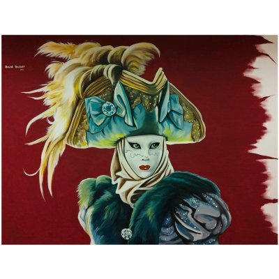 David Reichelt | Benátská maska I Rám: Bez rámu, Velikost: 20 x 30 cm – Hledejceny.cz