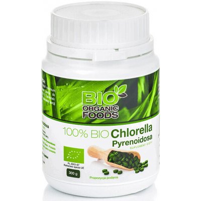 Bio Organic Foods Chlorella Pyrenoidosa BIO 1200 tablet 300 g – Hledejceny.cz