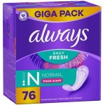 Always Daily Fresh Normal slipové vložky s parfemací 76 ks – Sleviste.cz