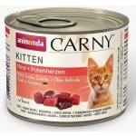 Carny Kitten hovězí krůtí srdce 200 g – Sleviste.cz