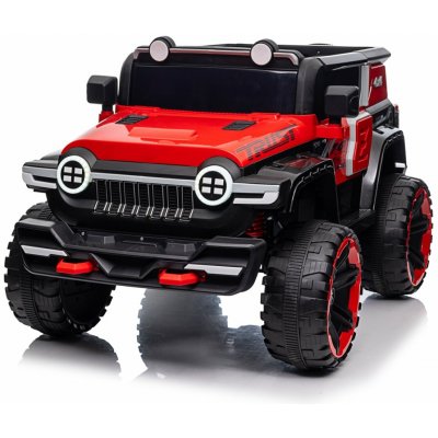 Mamido Trust Adventure dvoumístné 12V 2x25W Elektrické autíčko červená – Hledejceny.cz