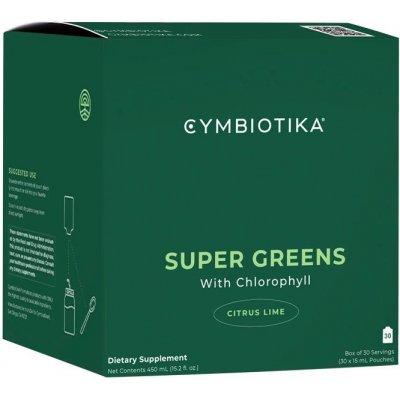 Cymbiotika Super Greens s chlorofylem citrus limetka 450 ml – Zboží Mobilmania