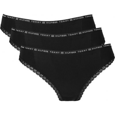 Tommy Hilfiger 3 PACK dámské kalhotky Bikini UW0UW028250R7 černá – Zbozi.Blesk.cz
