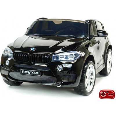 Daimex dvoumístné elektrické autíčko BMW X6 M s 2.4G D.O. elektrickou brzdou AUX a USB černá