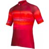 Cyklistický dres ENDURA Virtual Texture Red