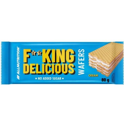 AllNutrition F**king Delicious Wafers smetanový krém 80 g – Zboží Dáma
