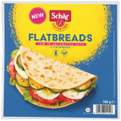 Schär Chlebové placky Flatbreads bez lepku 180 g – Zboží Dáma
