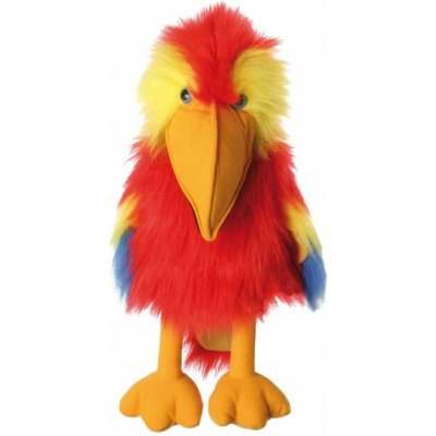 The Puppet Company Velcí ptáci Papoušek Ara šarlatová 45 cm – Zbozi.Blesk.cz