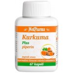 MEDPharma Kurkuma plus piperin 67 kapslí – Hledejceny.cz