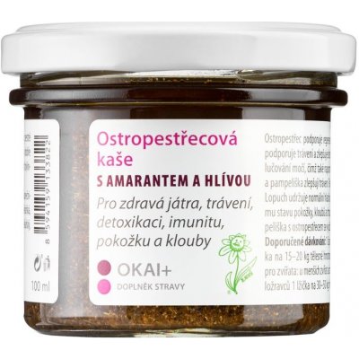 Ostropestřecová kaše s amarantem a hlívou OKAI 90 ml – Hledejceny.cz