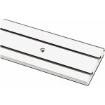 GARDINIA Záclonová kolejnička GE2 plastová s MDF jádrem, bílá, 77 mm x 180 cm – Zboží Mobilmania
