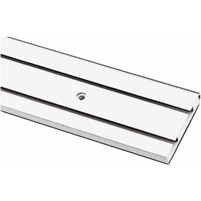 GARDINIA Záclonová kolejnička GE2 plastová s MDF jádrem, bílá, 77 mm x 180 cm – Zboží Mobilmania