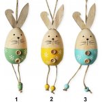 Zajíc závěs dřevo 18cm mix – Hledejceny.cz
