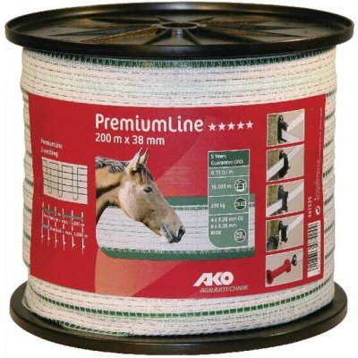 Polyetylenová páska pro elektrické ohradníky PremiumLine Q 38 mm – Hledejceny.cz