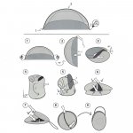 Springos Texas oranžovo-šedý – Zboží Dáma