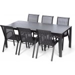 Nábytek Texim Set VIKING XL + 6x černé křeslo RAMADA – Zboží Dáma