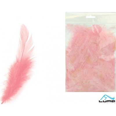 Luma Peří barevné 10 gr. růžové – Hledejceny.cz