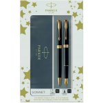 Parker Sonnet Black GT sada plnicí pero a kuličková tužka 1501/8893371 – Zboží Živě