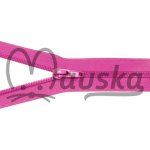Zip spirálový bundový 5mm dělitelný délka 50 cm - MALINOVÁ RŮŽOVÁ/LILA – Zboží Dáma