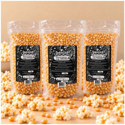SnackStore.cz Prémiová kukuřice na slaný popcorn 3 x 1000 g – Hledejceny.cz
