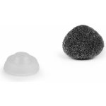 Čumák sametový s pojistkou 10x12 mm - šedá (5 sada) – Zboží Dáma