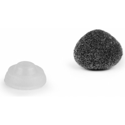 Čumák sametový s pojistkou 10x12 mm - šedá (5 sada) – Zboží Dáma