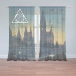 Sablio Záclony Noční Bradavice: 2ks 150x250cm – Hledejceny.cz