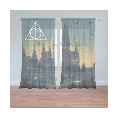 Sablio Záclony Noční Bradavice: 2ks 150x250cm – Hledejceny.cz