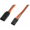 Kabel a konektor pro RC modely GForce Kabel serva prodlužovací plochý JR 22AWG 30cm