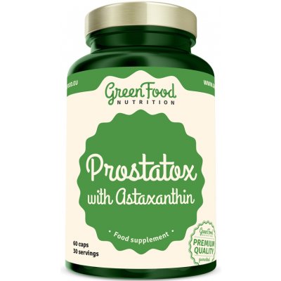 GreenFood Nutrition Prostatox with Astaxanthin 60 kapslí – Hledejceny.cz