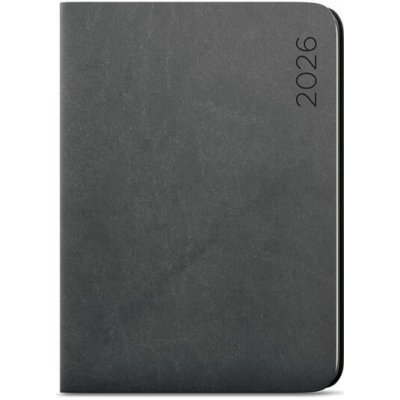 Nuba A5 Týdenní 2026 šedý – Zboží Dáma